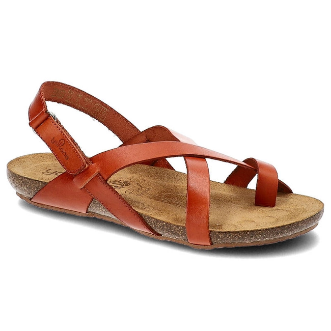 Sandały YOKONO - Ibiza-718 Vaquetilla Teja