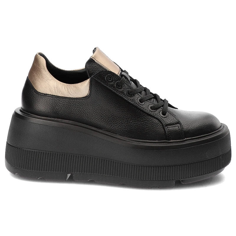 Sneakersy ARMODO - N1000 Czarny/Złoty 417/937