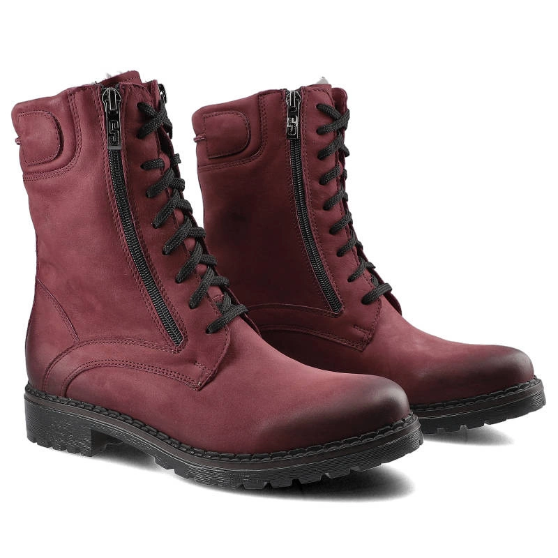 Botki SIMEN - 08237 S2079 Bordo