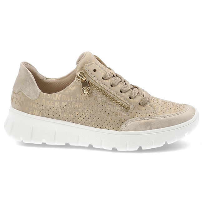 Półbuty RIEKER - N1316-90 Beige