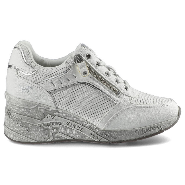 Sneakersy MUSTANG - 1319-305-100 Białe 46C0007